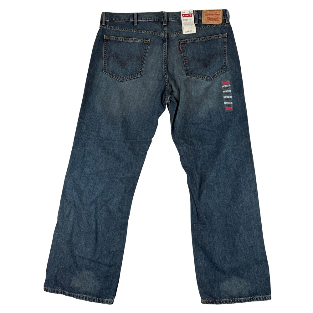 Levis 559 Relaxed Straight Jeans Mens 40x30 Blue Denim Medium Wash NEW